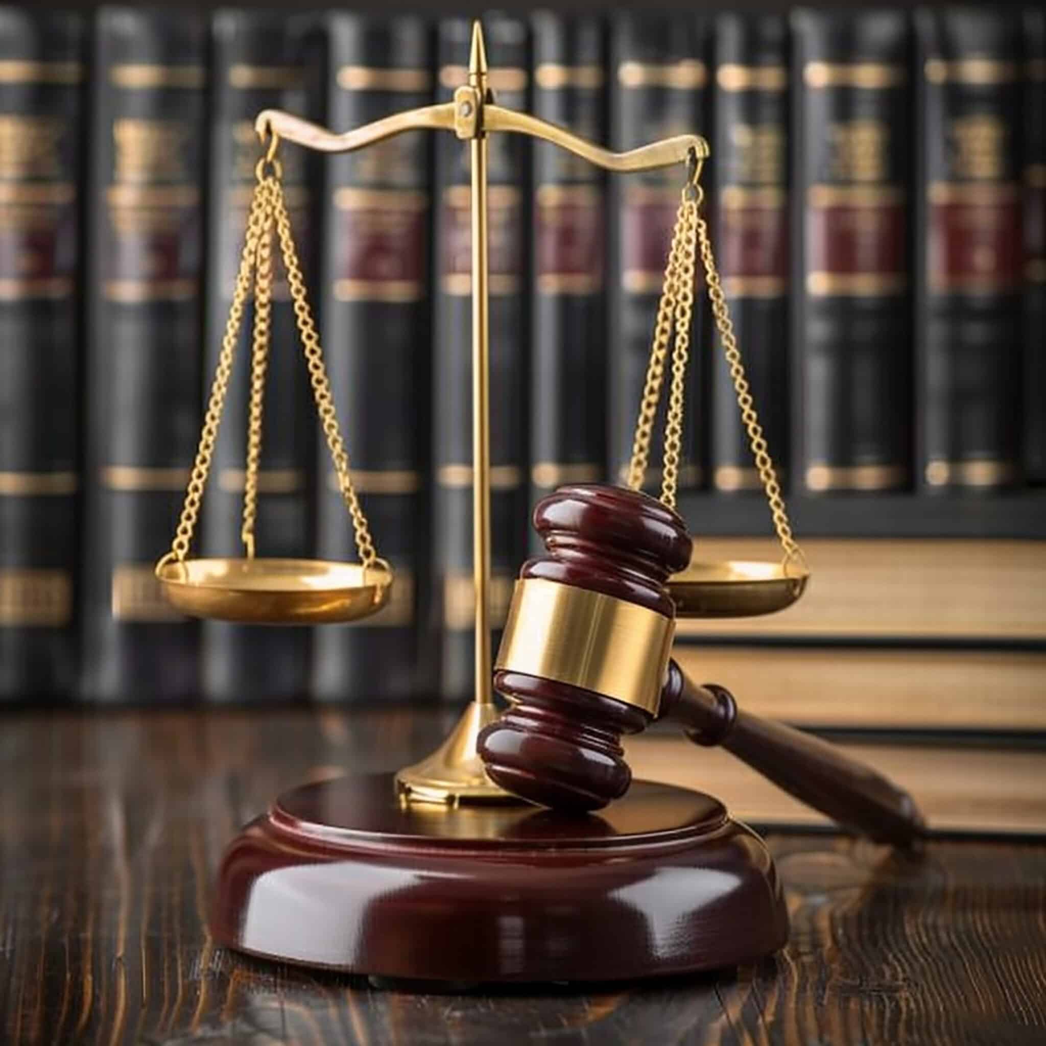 American legal system law concept statue lady justice with scales justice american flag scaled