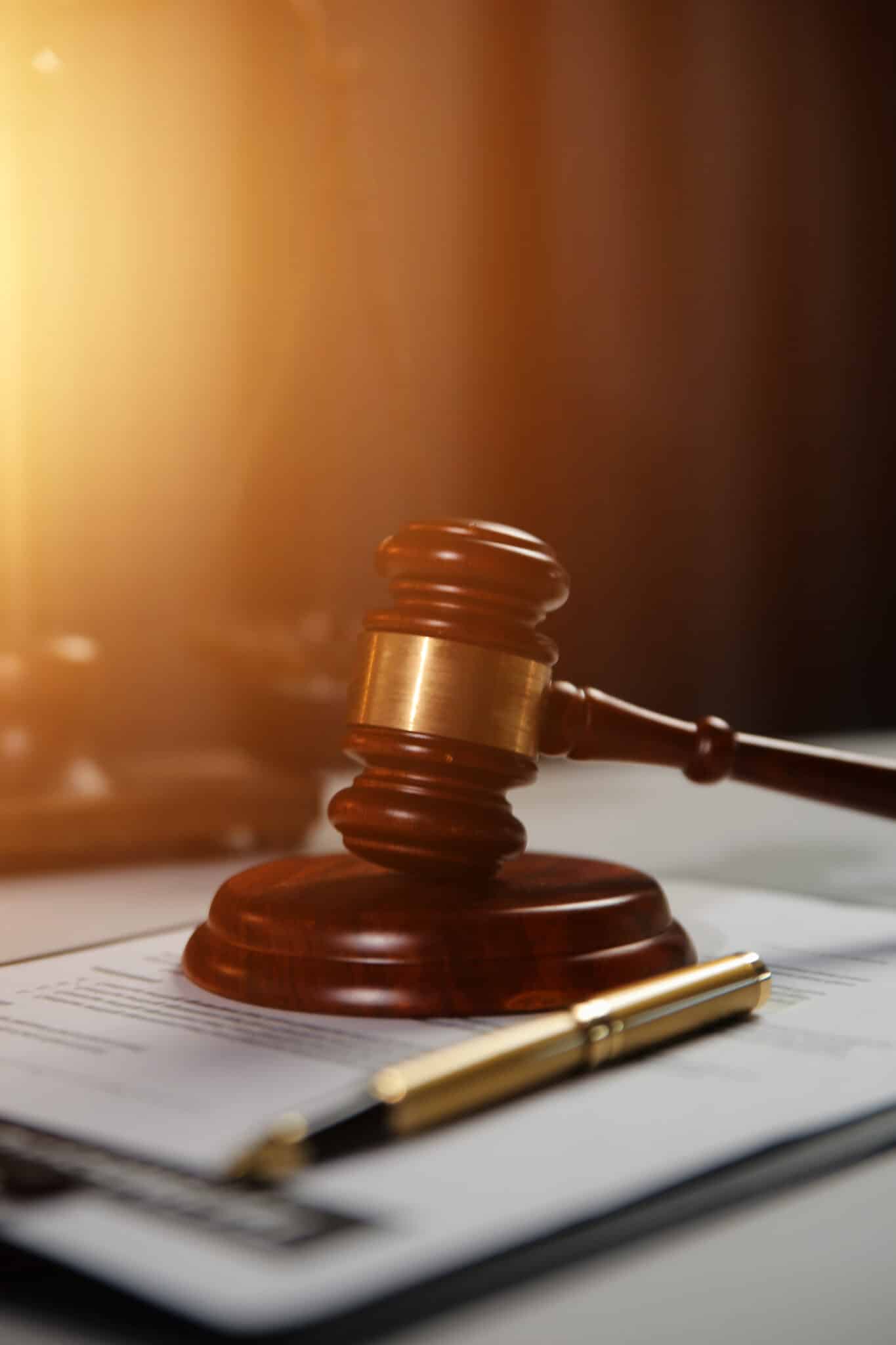 Law theme gavel mallet judge lawyer enforcement officers evidencebased cases taken into account court abount business legislation scaled